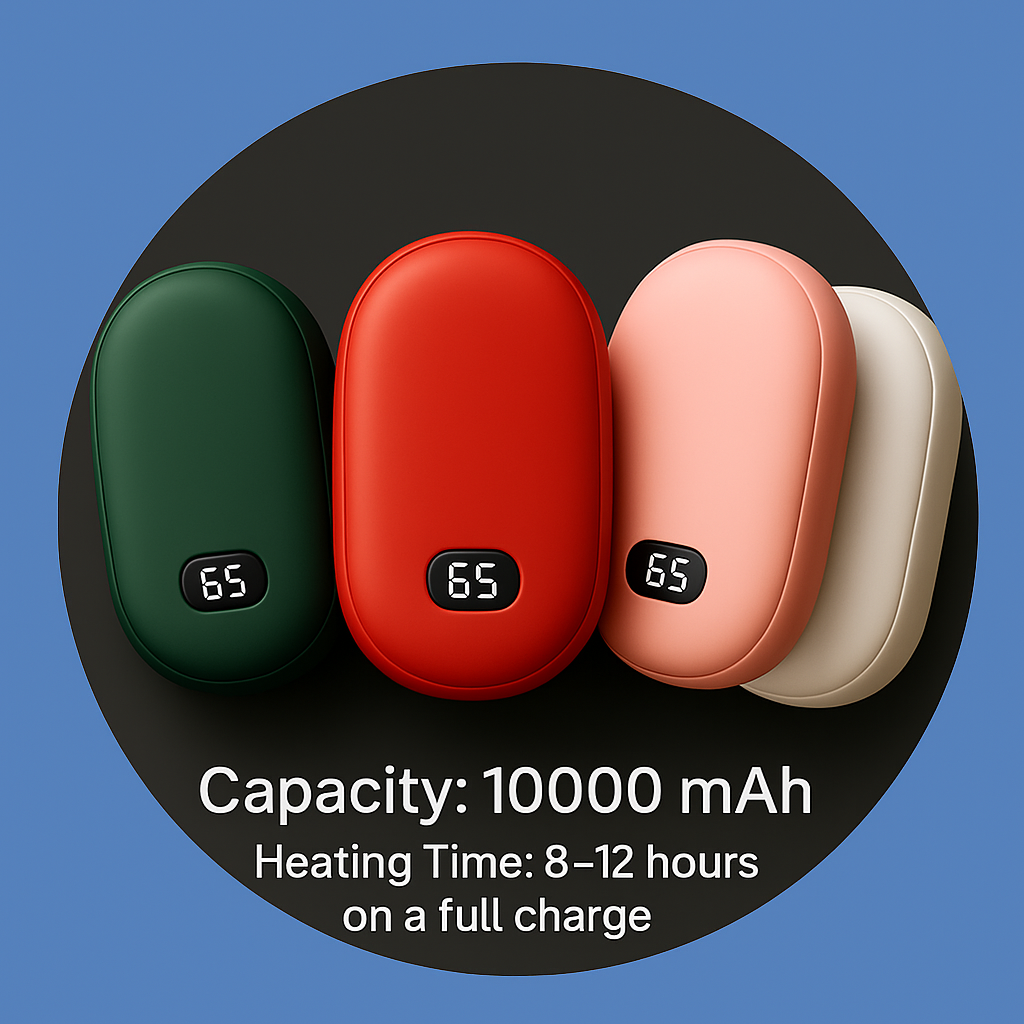 10000mAh - Premium Rechargeable Mini Hand Warmer